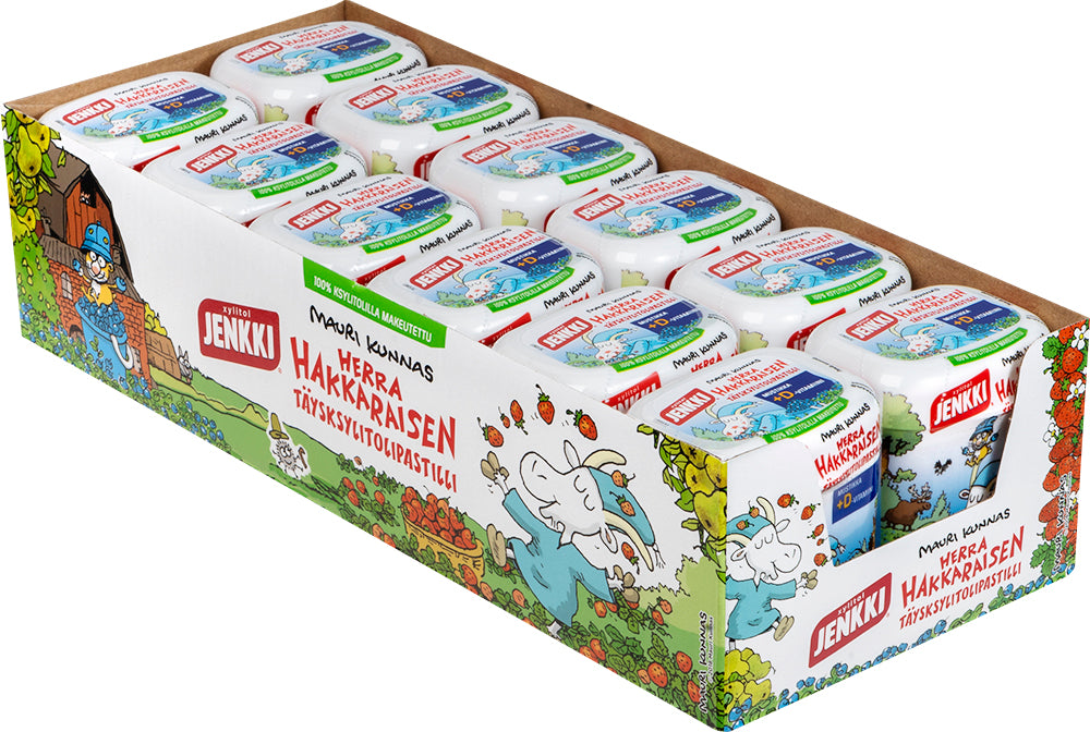 Herra Hakkarainen 45g Mustikka +D -täysksylitolipastilli