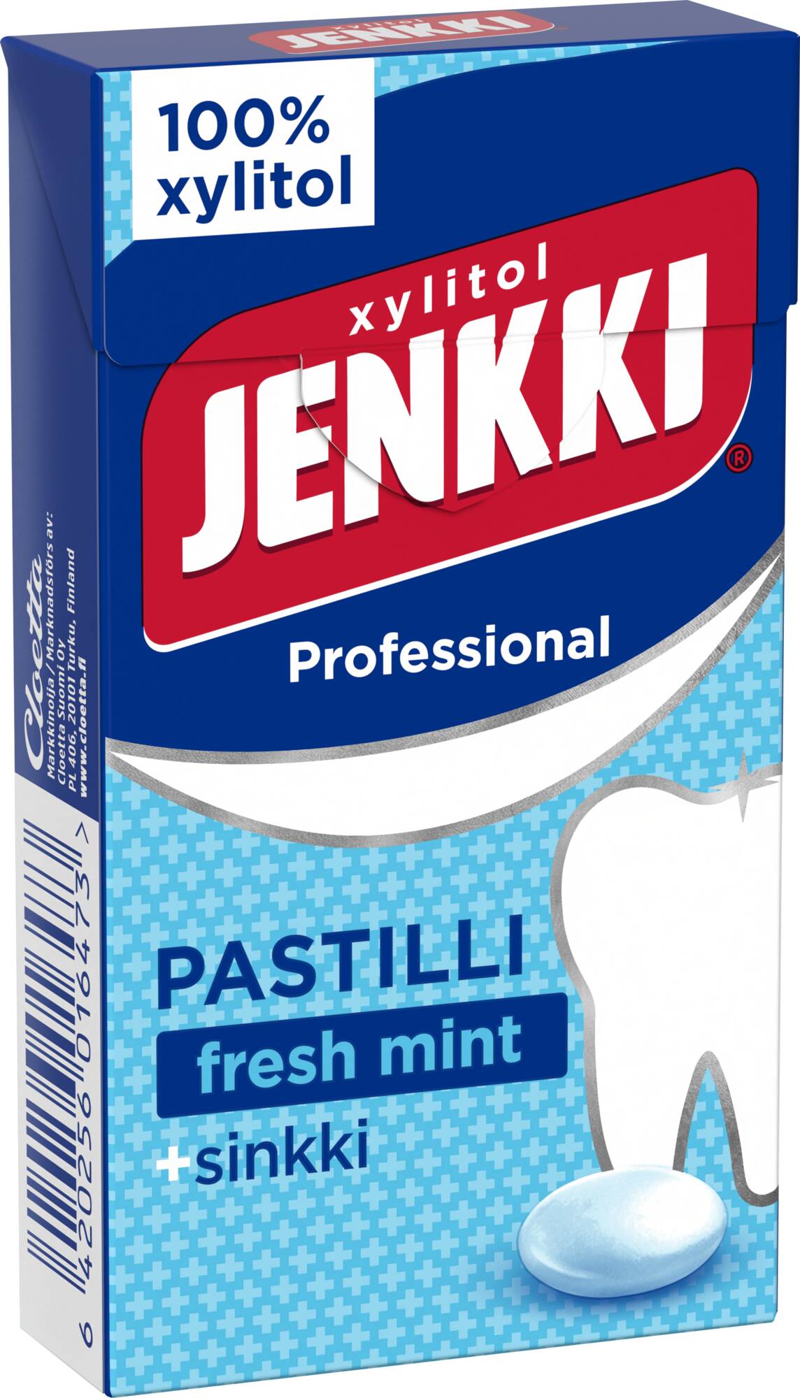 Jenkki Professional Fresh mint +sinkki täysksylitolipastilli 34g
