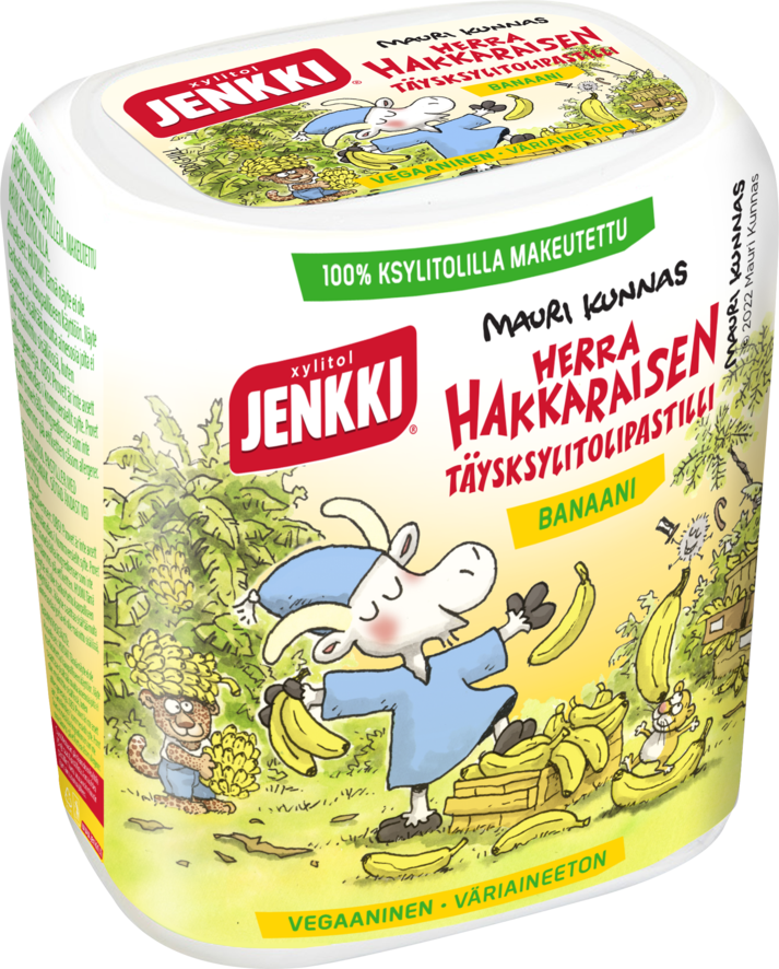 Herra Hakkarainen 45g Banaani -täysksylitolipastilli