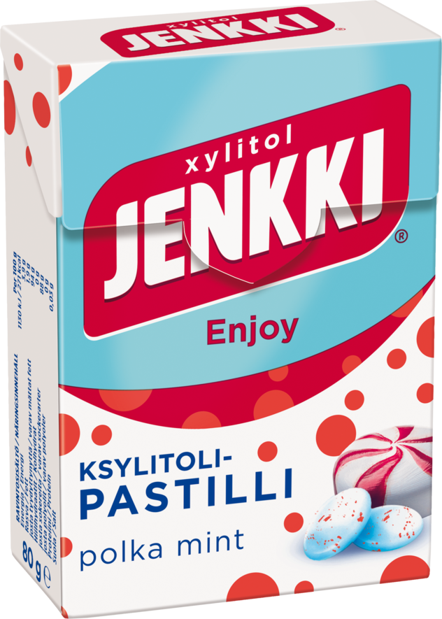 Jenkki Enjoy 80g Polkamint -ksylitolipastilli