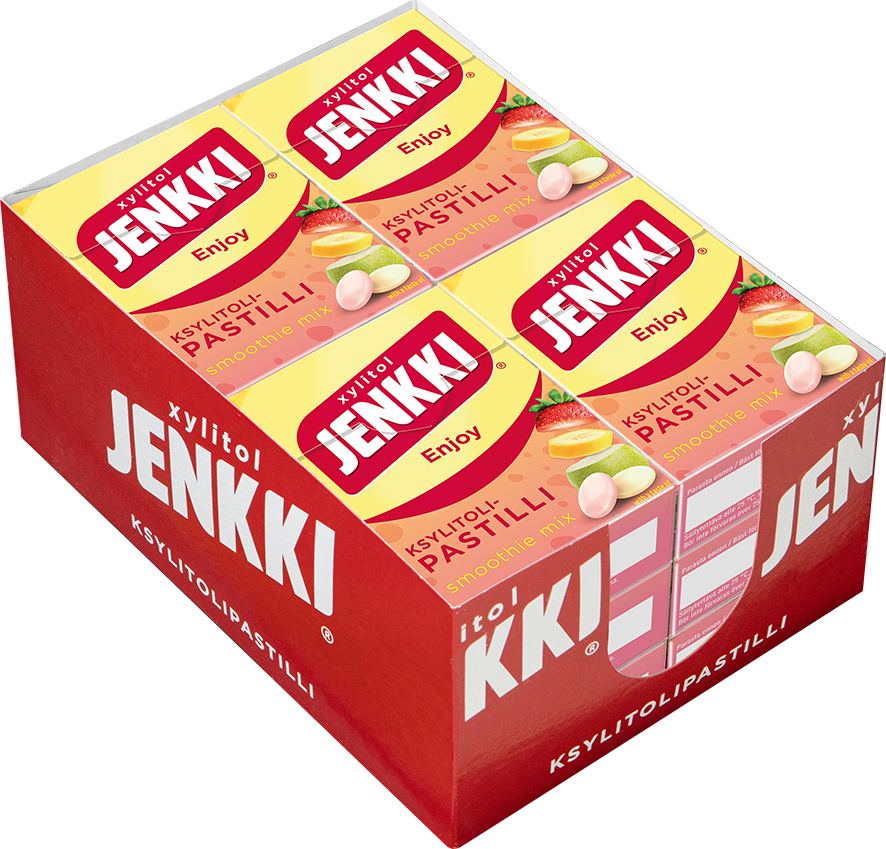 Jenkki Enjoy 80g Smoothie Mix -ksylitolipastilli