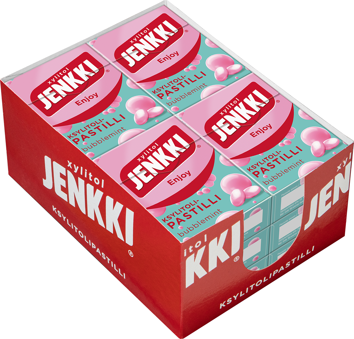 Jenkki Enjoy 80g Bubblemint -xylitolpastill
