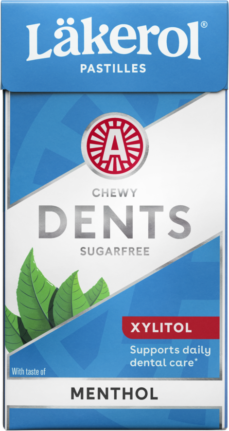 Läkerol Dents 36g Menthol -ksylitolipastilli