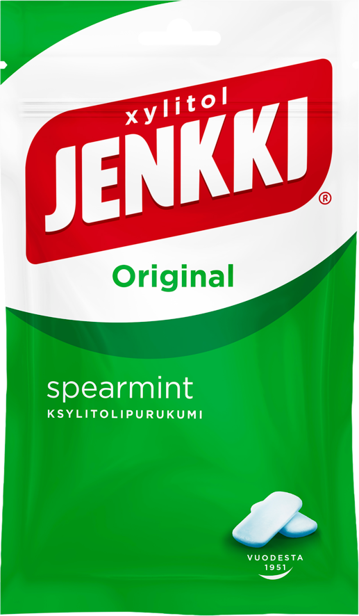 Jenkki Original 100g Spearmint -ksylitolipurukumi